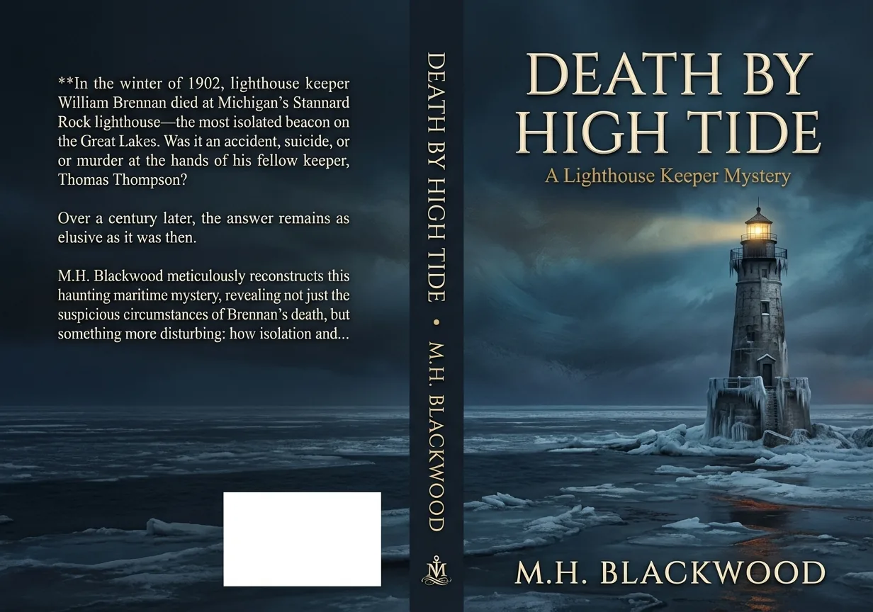 Hardcover wrap — Death by High Tide