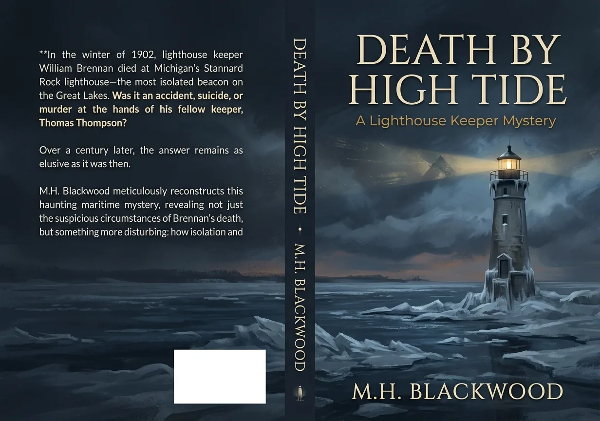 Paperback wrap — Death by High Tide