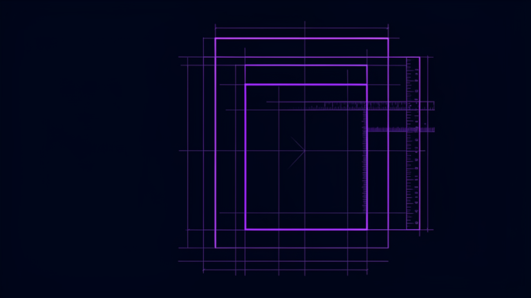 Abstract geometric design representing book cover dimensions and KDP specifications